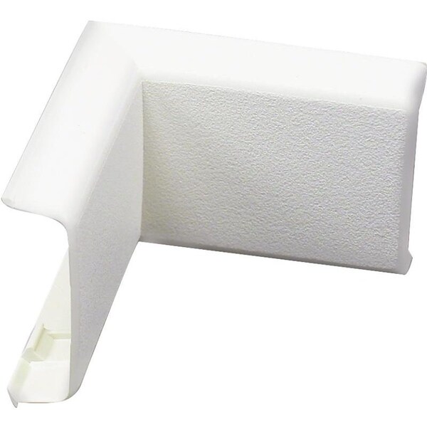 Legrand Wiremold Raceway Inside Elbow, NonMetallic, Plastic, Ivory NM7